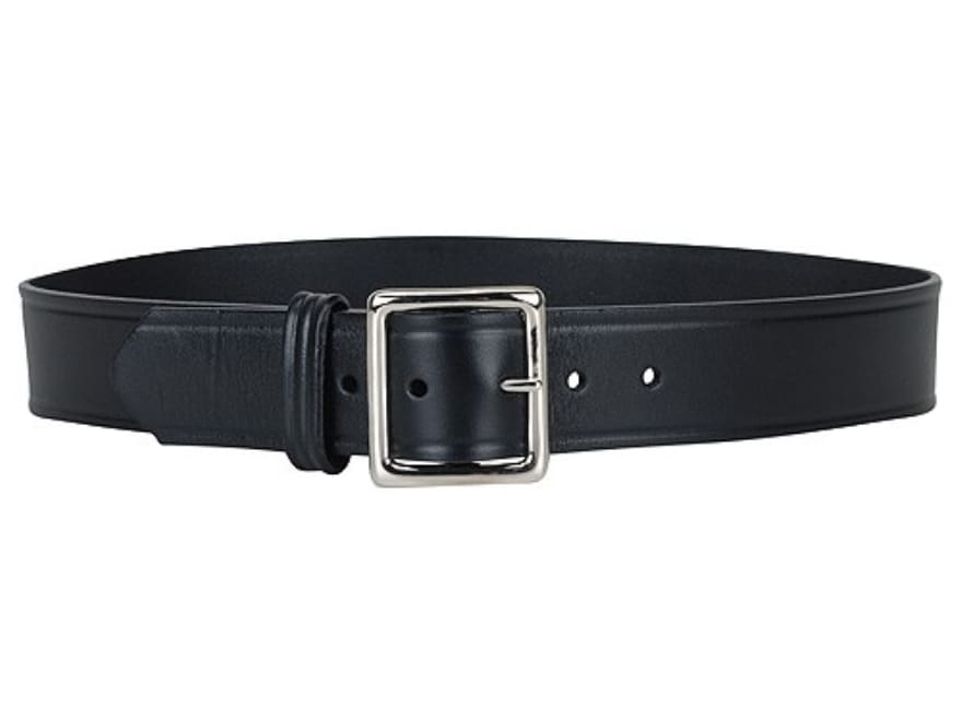 Gould & Goodrich B52 Belt 1-3/4 Nickel Plated Brass Buckle Leather