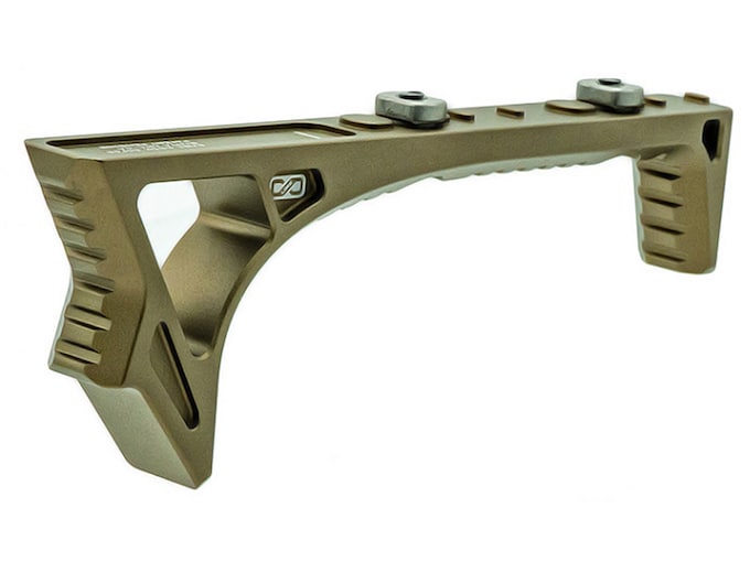 Strike Industries LINK Curved KeyMod, M-LOK AR-15 Foregrip Aluminum Flat Dark Earth