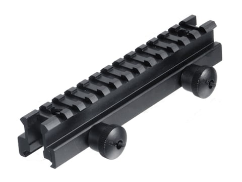 Leapers UTG Deluxe Picatinny-Style See-Thru Riser Mount AR-15 Flat-Top Matte