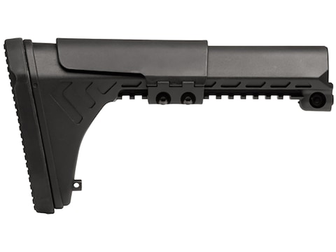UTG Pro Ops Ready S5 Fixed Stock AR-15, LR-308 Rifle Polymer Black