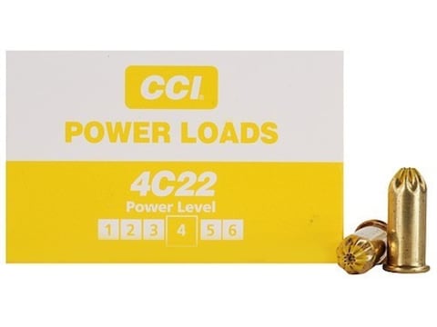 D.T. Systems 22 Caliber Blank Medium Powerloads 70-100 Yard Range Yellow Pack of 100