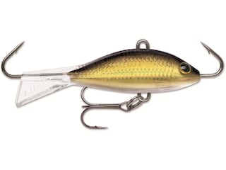 Rapala Jigging Shad Rap 03 Fishing Lure – 1.5 Inch Glow Red, With Reverse Hooks For Ice Fishing & Deep Water