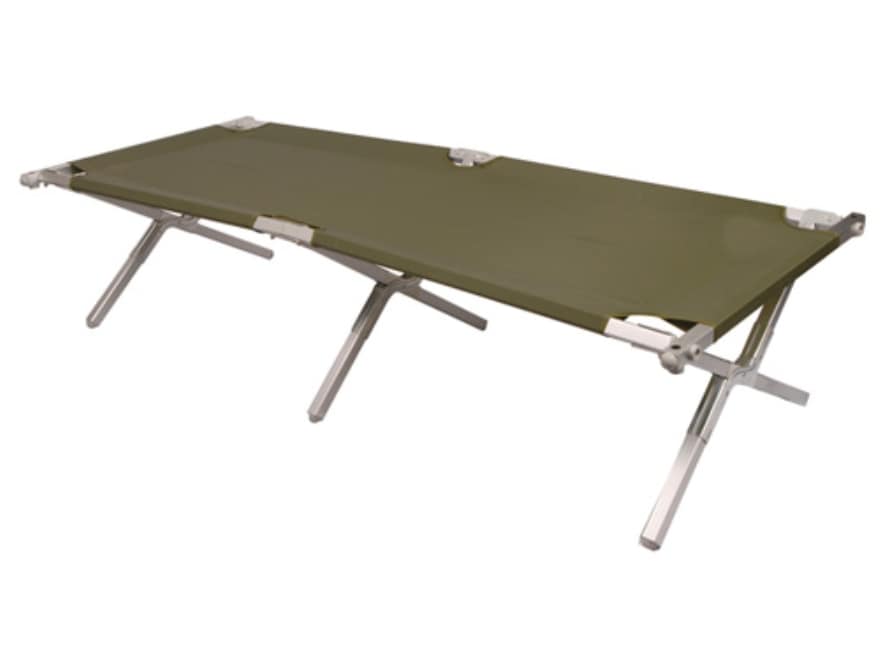 5ive Star Gear Mil Spec Folding Cot Aluminum Frame Nylon Cover Olive