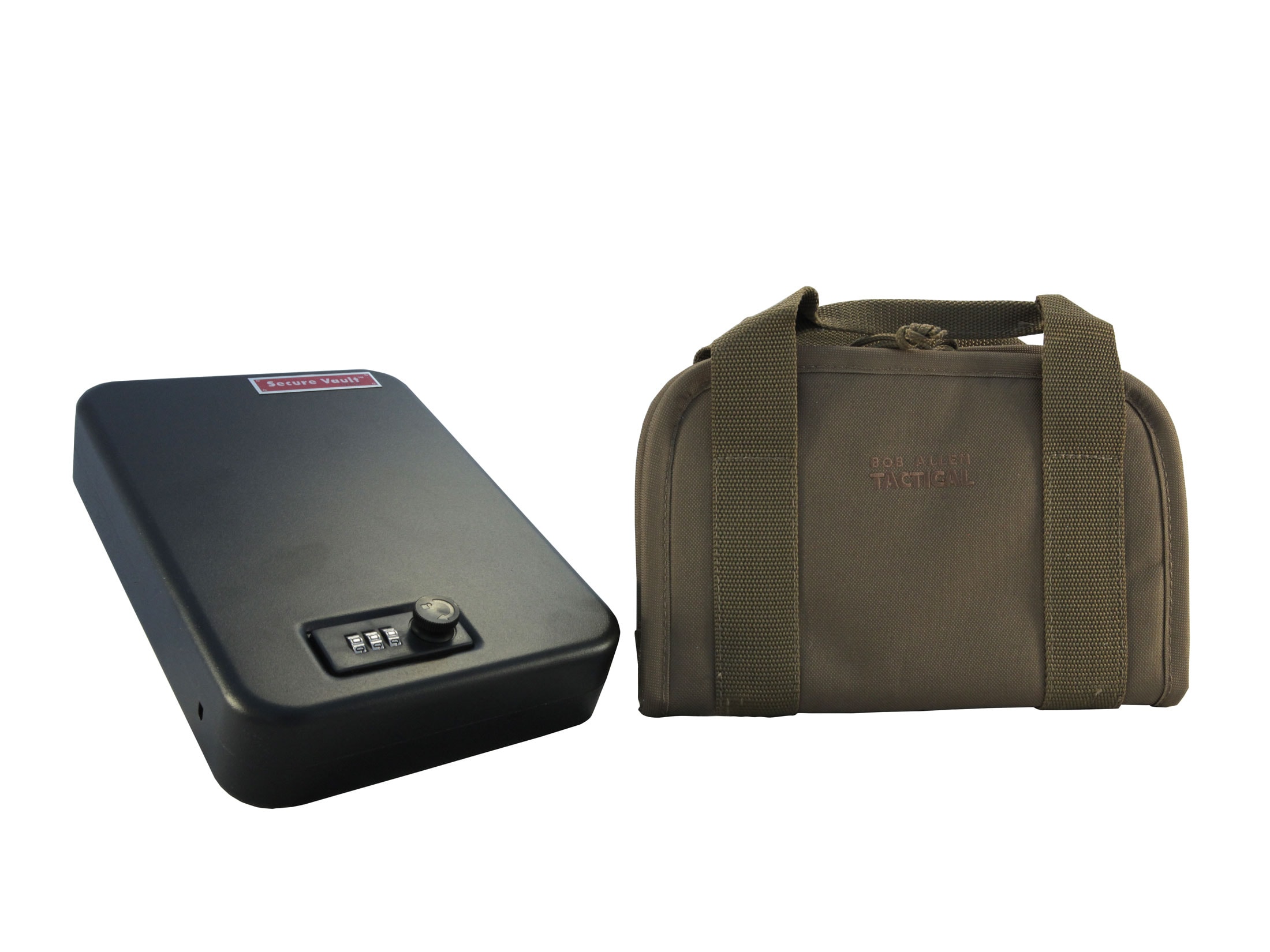 Secure Vault Large Handgun Vault Security Case 93/4 Black Pistol Case