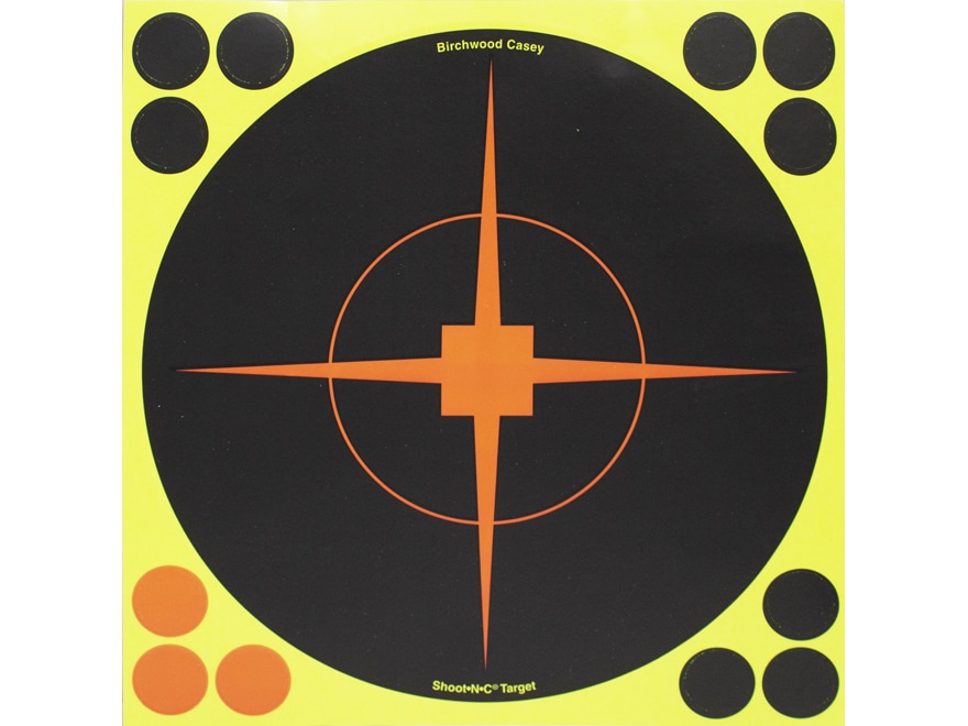 Birchwood Casey Shoot-N-C 8 Bullseye Target Resealable 25PK 300