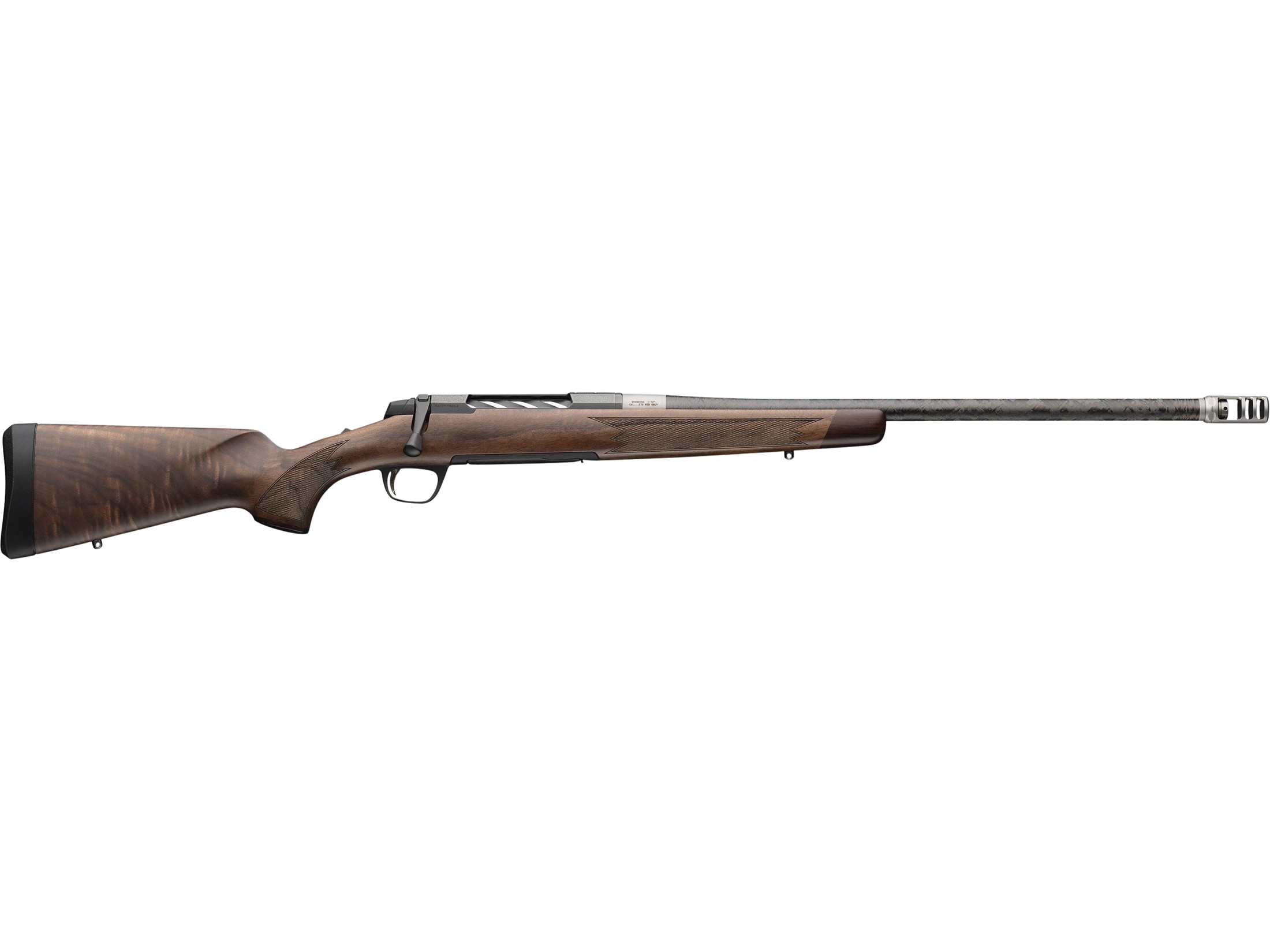 Browning X-Bolt 2 Medallion Bolt Action Rifle 300 Winchester Magnum 26" Carbon Fiber Threaded Barrel Matte Blued Frame Walnut Field Stock