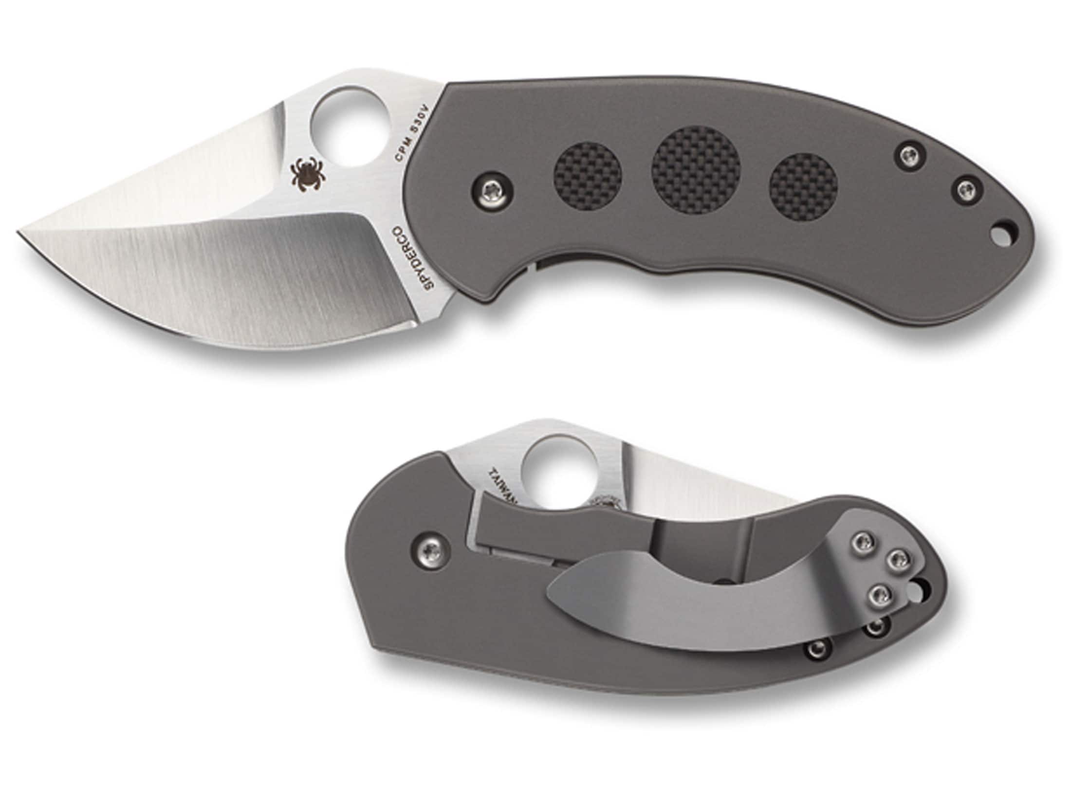 Spyderco Burch Chubby Folding Pocket Knife 2.3 Drop Point CPM S3V.