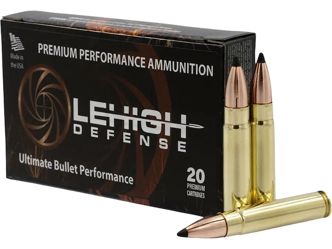 Lehigh Defense Tipped Xtreme Chaos 300 HAMR Ammo 115 Grain Polymer Tip Lead Free Box of 20