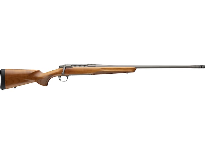Browning X-Bolt 2 Speed Bolt Action Rifle 300 Winchester Magnum 26" Fluted Tungsten Cerakote Threaded Barrel Tungsten Cerakote Frame Dark Maple Field Stock