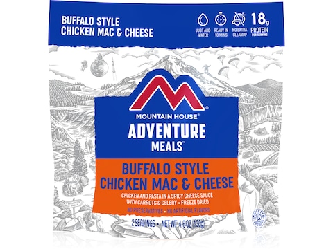 Mountain House Buffalo Style Chicken Mac & Cheese Freeze Dried Food 2 Serving