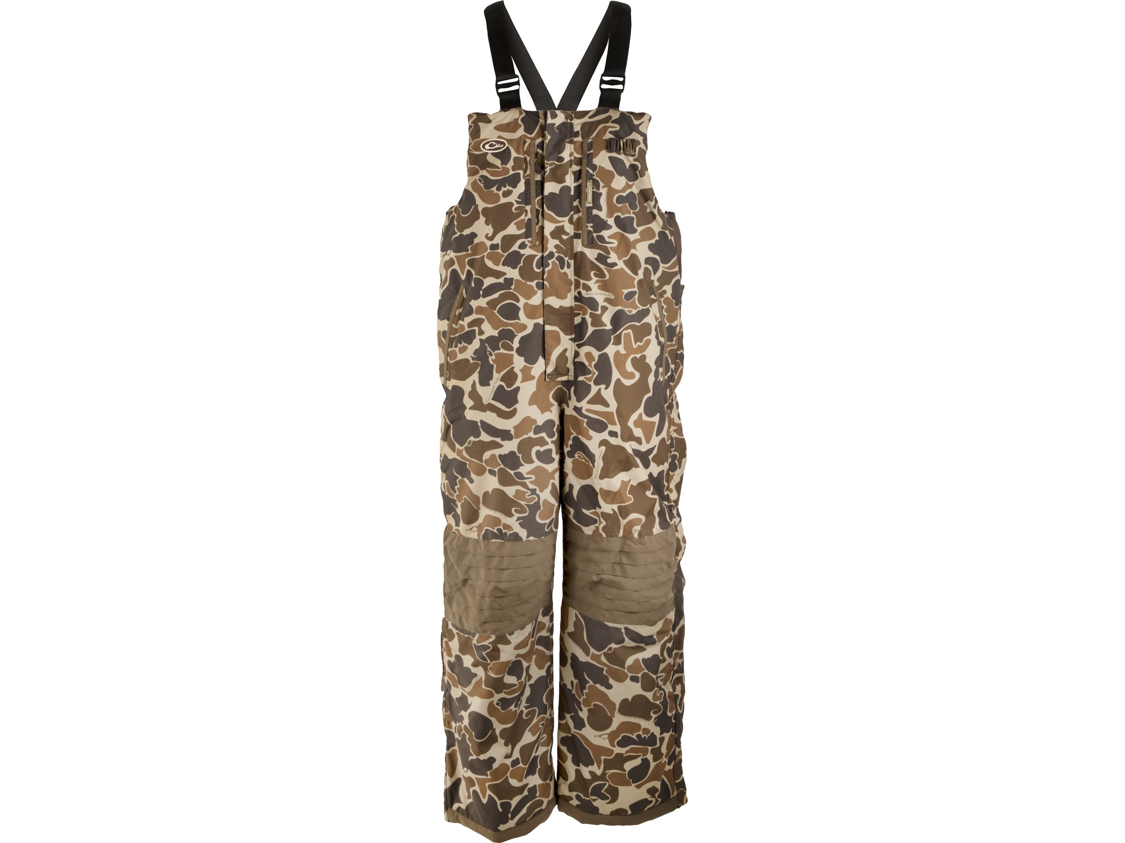 Drake Men's LST Insulated 2.0 Bibs Old School Camo Large
