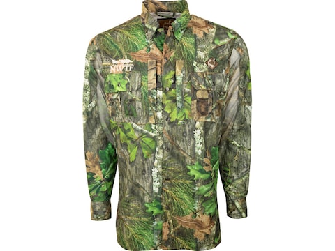 Ol' Tom Men's Vestless Mesh Back Shirt with Spine Pad Long Sleeve Polyester
