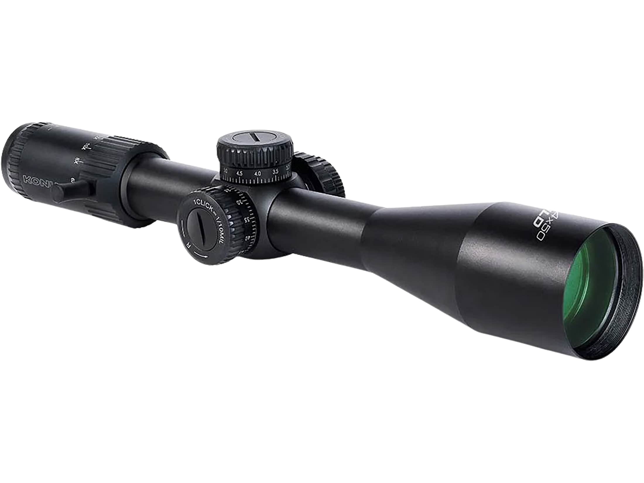 Konus Wild Rifle Scope 30mm Tube 6-24x 50mm Illuminated 1/2 Mil Dot Reticle Matte Black