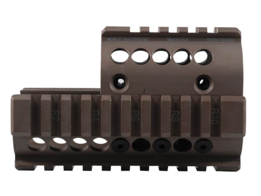 Midwest Industries 2Piece Handguard Quad Rail Mini Draco AK47 Pistol