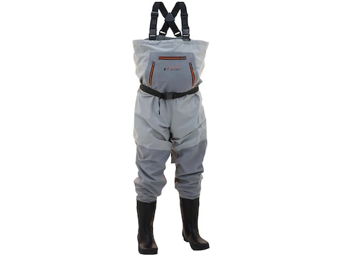 Frogg Toggs Hellbender Bootfoot Chest Waders Nylon Slate/Gray Men's 12