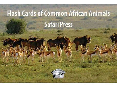 Safari Press Flash Cards of Common African Animals