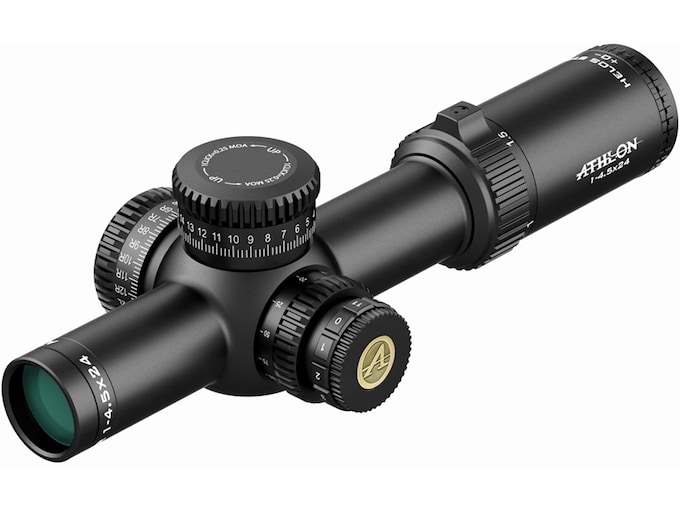 Athlon Optics Helos BTR Rifle Scope 1-4.5x 24mm Illuminated ATSR3 MOA Reticle Matte Black