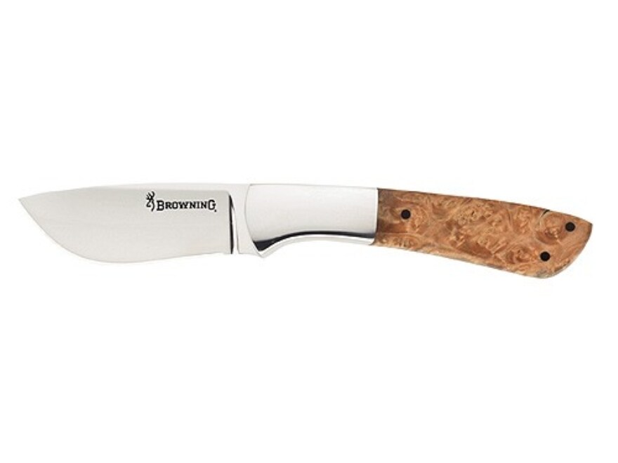 Browning Escalade Skinner Knife 2.5 SS Blade Wood Handle