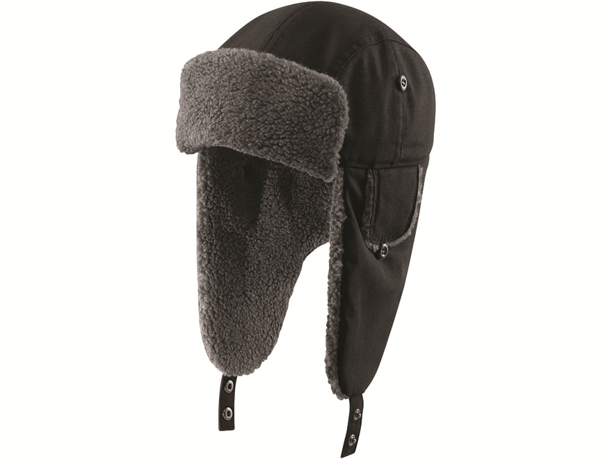 Carhartt Men's Rain Defender Canvas Trapper Cap Carhartt Brown