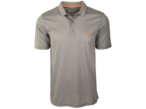 Drake Men's Heather Polo Short Sleeve Polyester