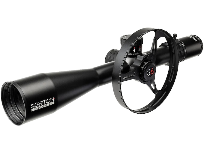 Sightron S6 ED Field Target Rifle Scope 10-60x 56mm Parallax Wheel Illuminated MH-FT Reticle Matte Black