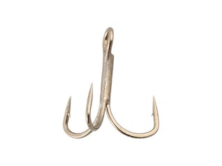 Gamakatsu Round Bend Treble Hook, 3 / Bronze