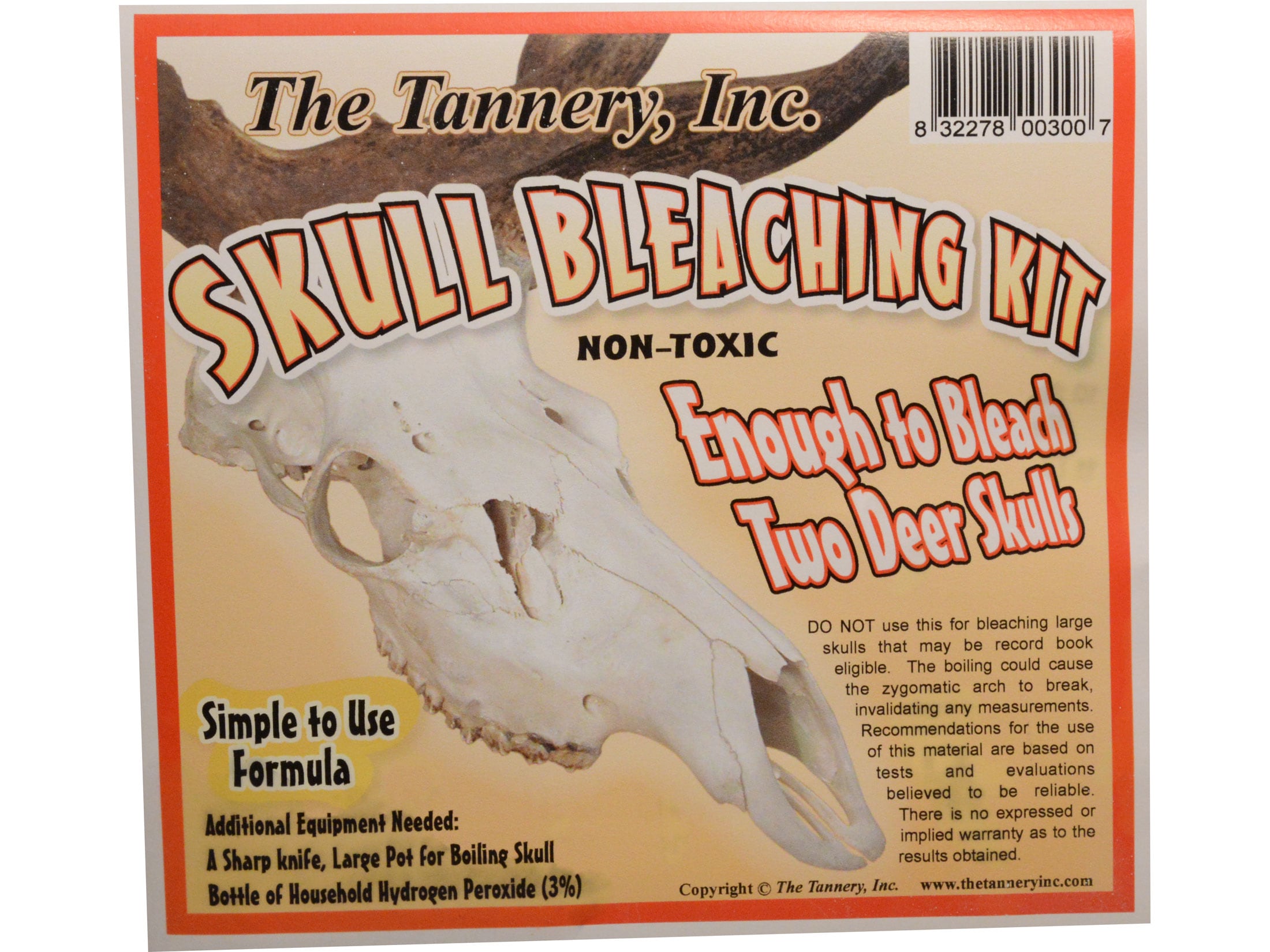 The Tannery Skull Bleaching Kit