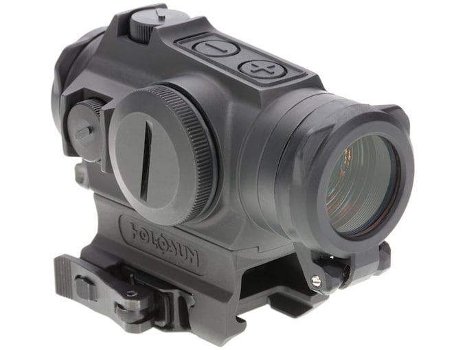 Holosun HE515GT-GR Elite Green Dot Sight 1x 20mm 65 MOA Circle with 2 MOA Dot Weaver-Style Absolute Co-Witness Mount Matte Black