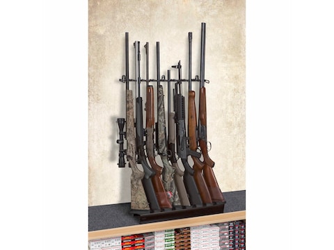 Rack'Em Racks Deluxe 8 Rifle Shelf Display Rifle Barrel Rest Buttstock