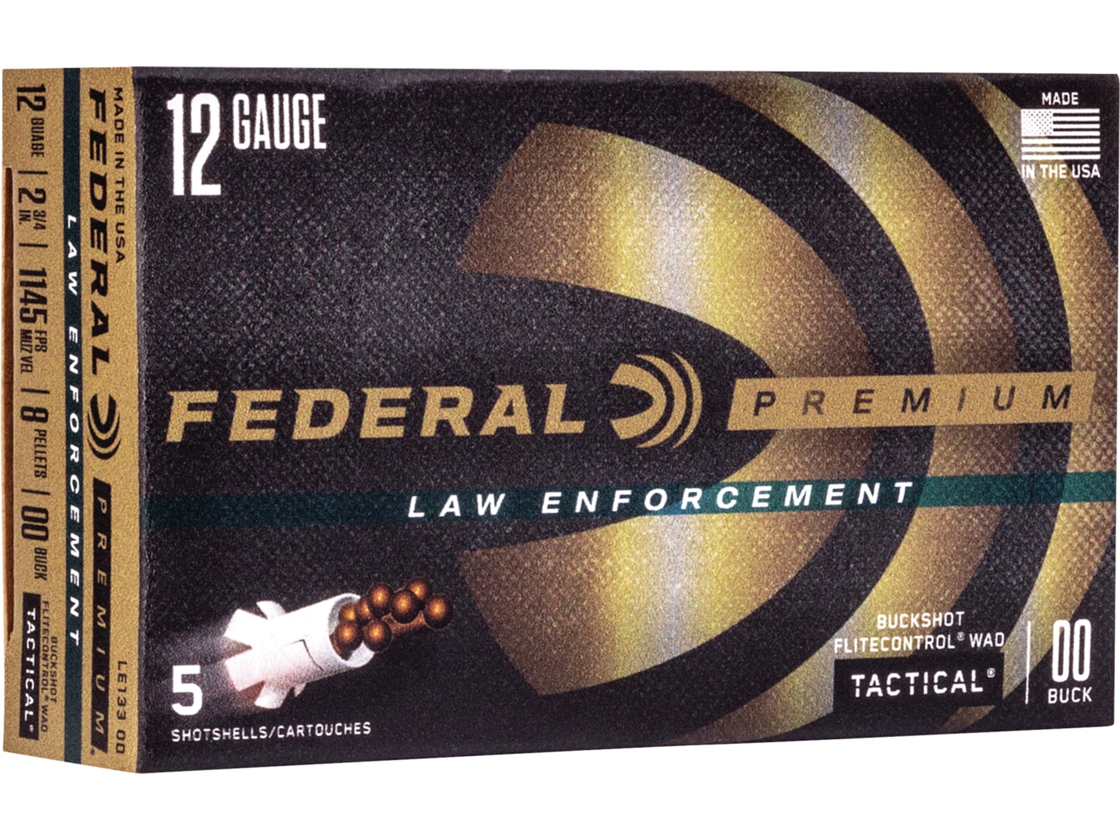Federal Premium Law Enforcement Tactical 12 Ga Ammo 2 3 4 00 Buckshot federal-premium-law-enforcement-tactical-12-ga-ammo-2-3-4-00-buckshot