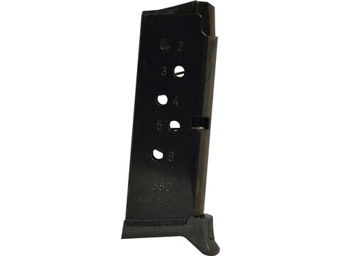 Ruger Magazine Used Ruger LCP II 380 ACP 6-Round Steel Blue with Finger Rest