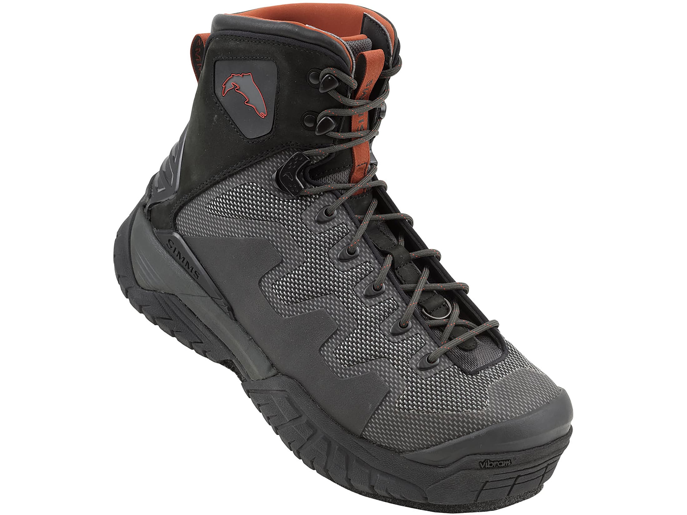 Simms G4 Pro Felt Wading Boots TPU Overlay Carbon Men's 7 D