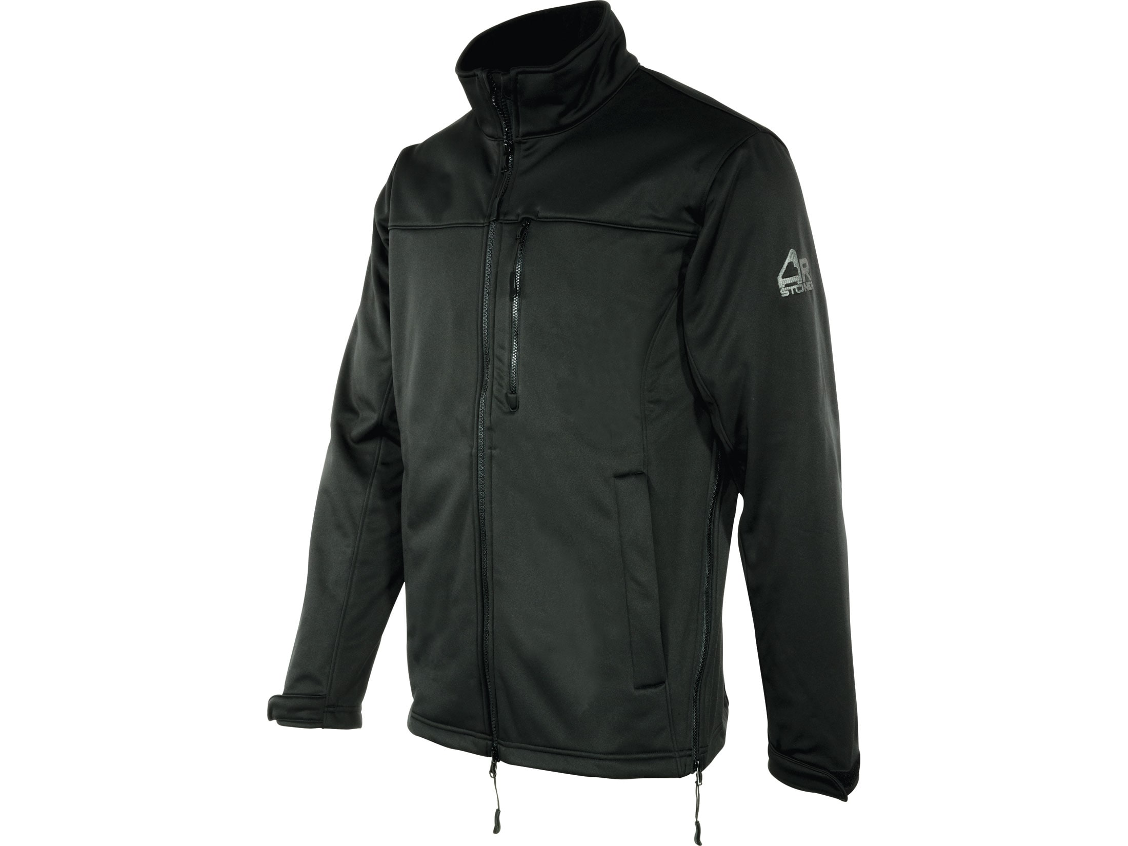 AR-STONER Men's Tactical Softshell Jacket Black XL Tall