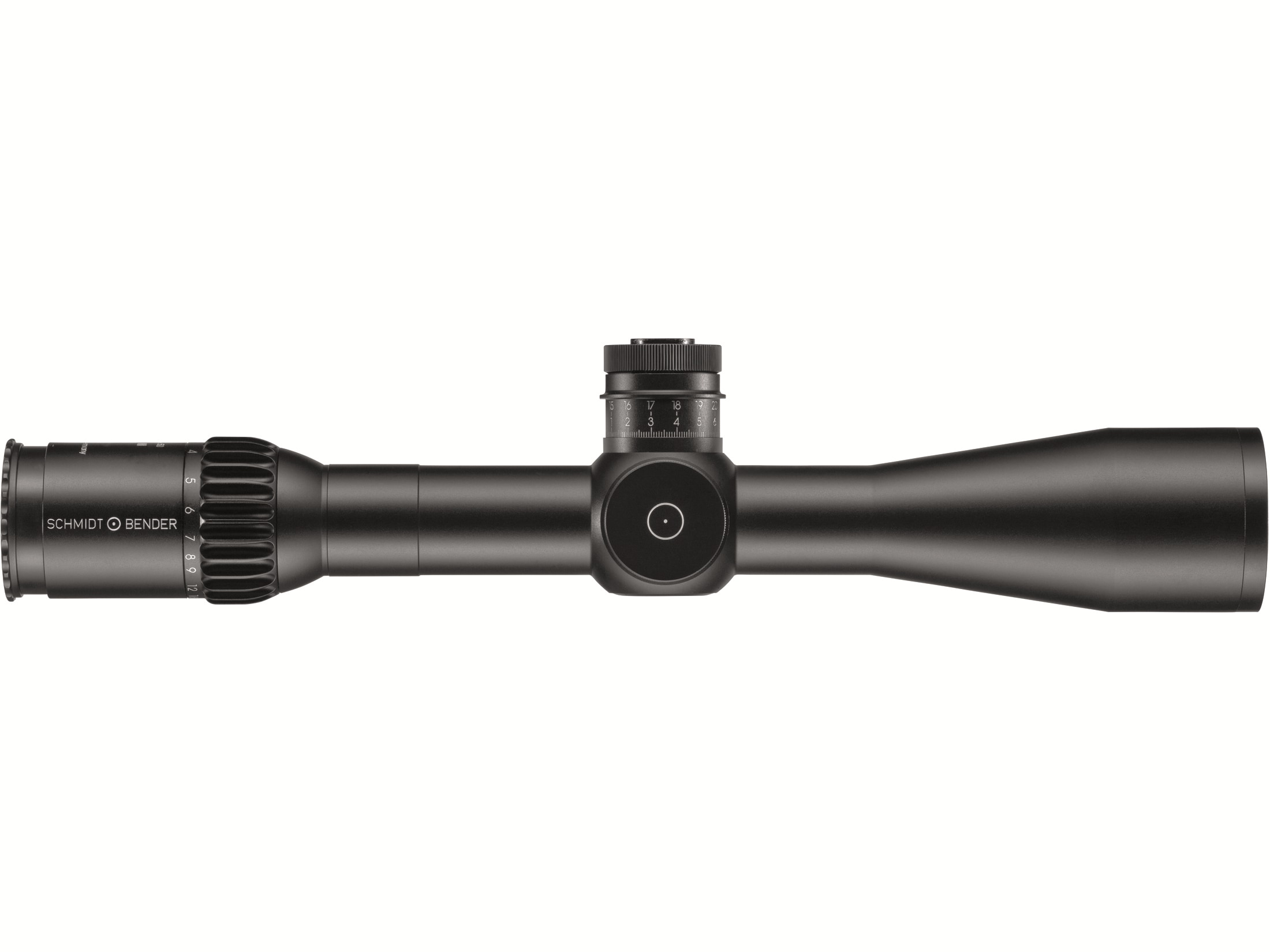 Schmidt & Bender PM II Rifle Scope 34mm Tube 3-20x 50mm 1/10 Mil