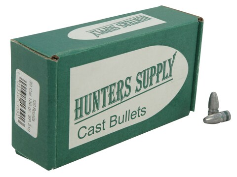 Hunters Supply Hard Cast Bullets 30 Caliber 7.62x39mm (310 Diameter) 130 Grain Lead Spi...