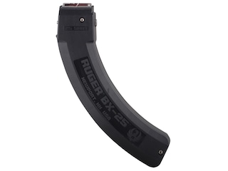 Ruger BX-25 Magazine Ruger 10/22, American Rimfire, Precision Rimfire 22 Long Rifle 25-Round Polymer Black