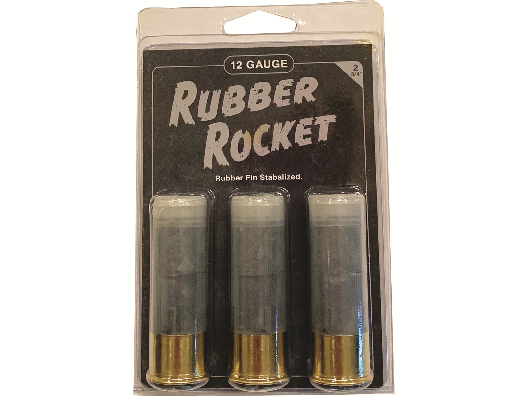 Reaper Defense Rubber Rocket Ammo 12 Ga 2-3/4 Stabilized Rubber Slug