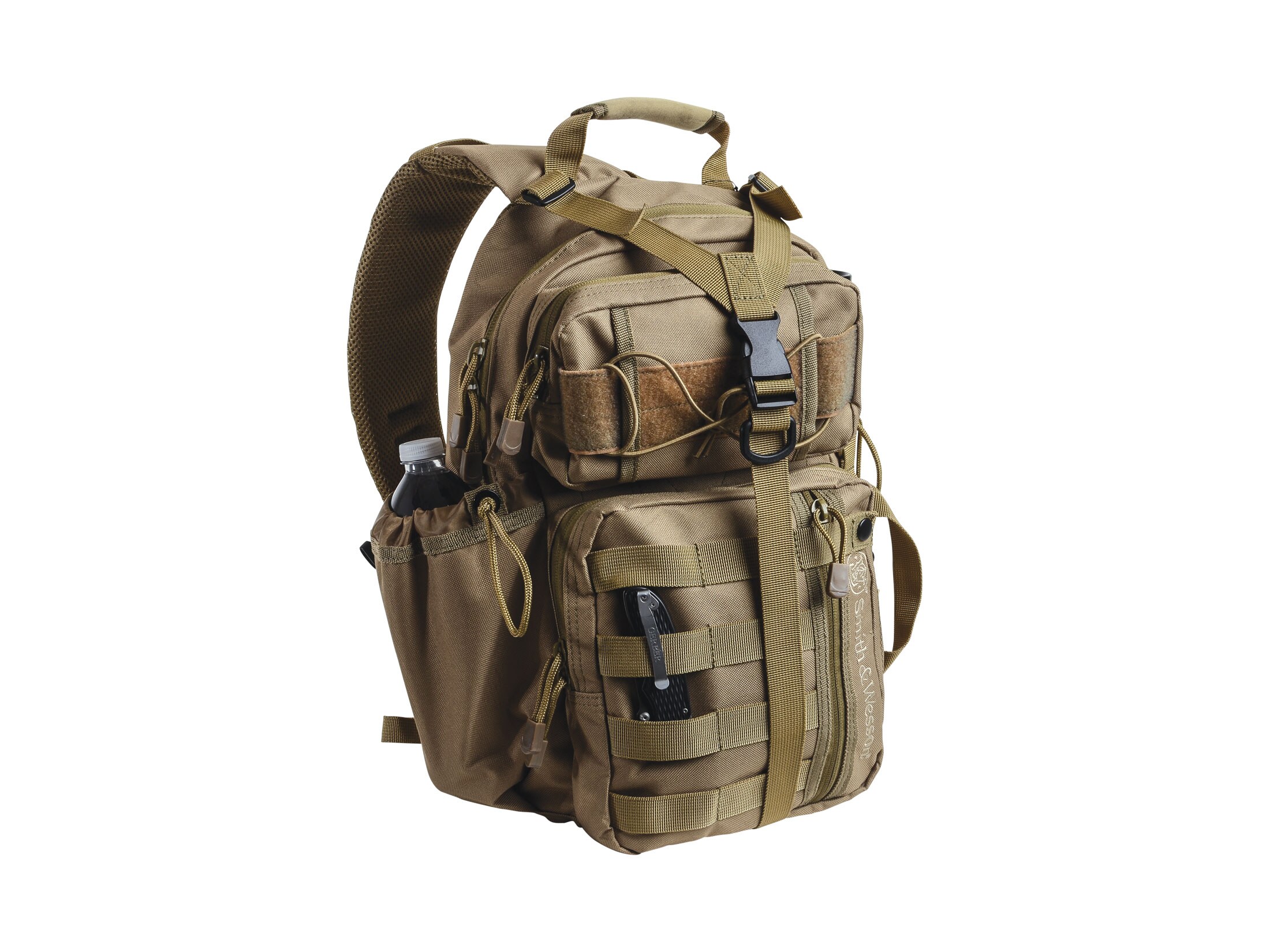 Smith & Wesson M&P Lite Force Tactical Backpack Nylon Tan