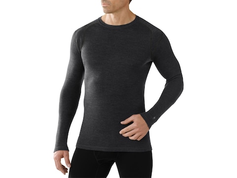 Smartwool Men's NTS Mid 250 Crew Long Sleeve Base Layer Shirt Merino Wool