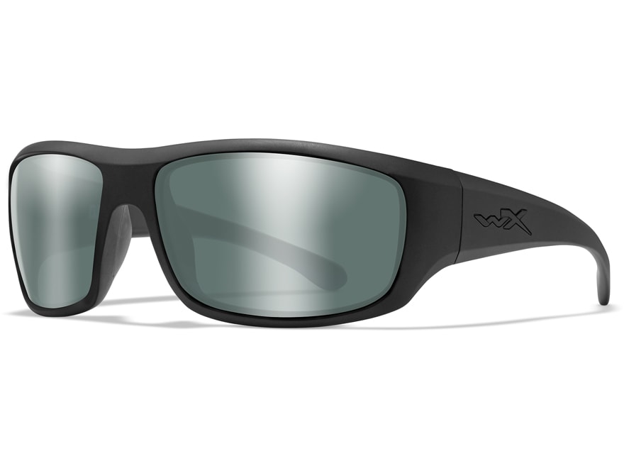Wiley X WX Omega Polarized Sunglasses Matte Black Frame/Captivate Gray