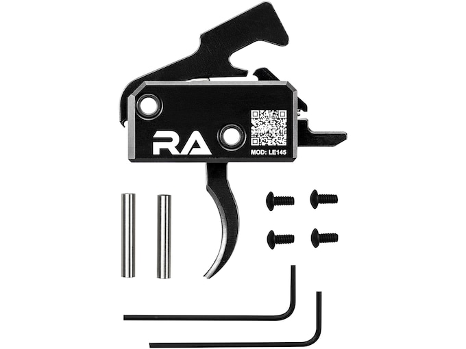 Rise Armament Law Enforcement & Military AR-15, AR-10 Single Stage Trigger Curved Black