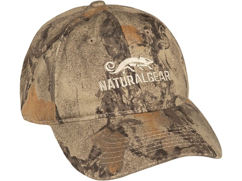 Natural Gear 6 Panel Logo Cap Natural Gear Natural Camo