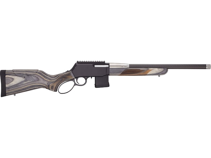 Henry SPD Predator Lever Action Rifle 223 Remington 18" Carbon Fiber Threaded Barrel Anodized Black Frame Gray Adjustable Comb Stock Harris S-LM