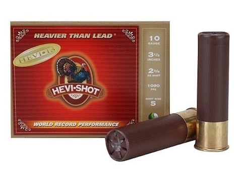 Hevi-Shot Hevi-13 Turkey Ammunition 10 Gauge 3-1/2" 2-3/8 oz #5 Hevi-Shot Non-Toxic Box...