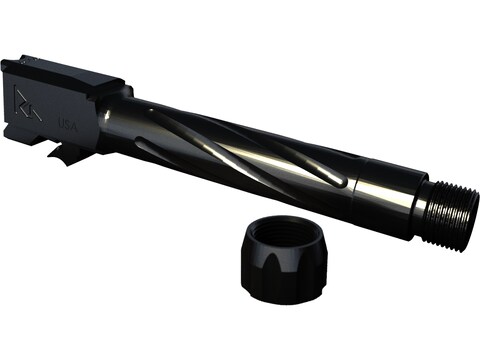 Rival Arms Barrel S&W M&P 9 9mm Luger 1/2"-28 Thread Spiral Fluted Stainless Steel