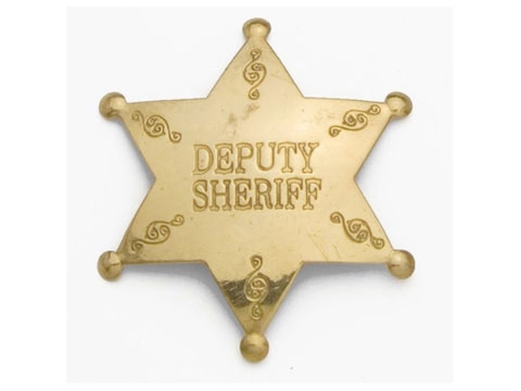 Collector's Armoury Replica Old West Deputy Sheriff Badge Brass