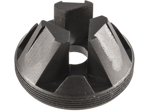 SilencerCo Charlie Flash Hider Front Cap 5.56mm for SilencerCo Chimera, Saker Steel Matte