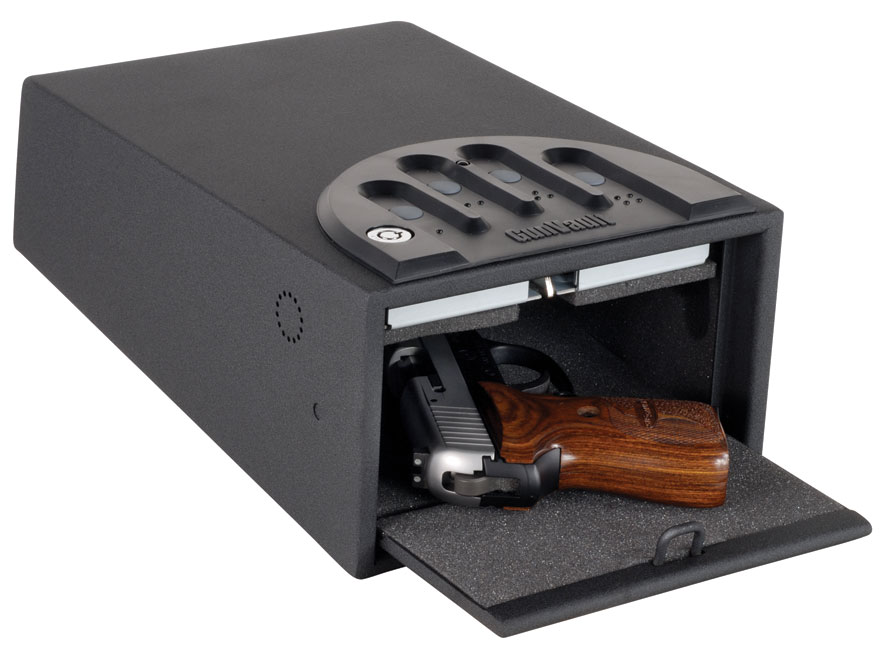 GunVault Standard MiniVault Personal Safe Electronic Lock Black