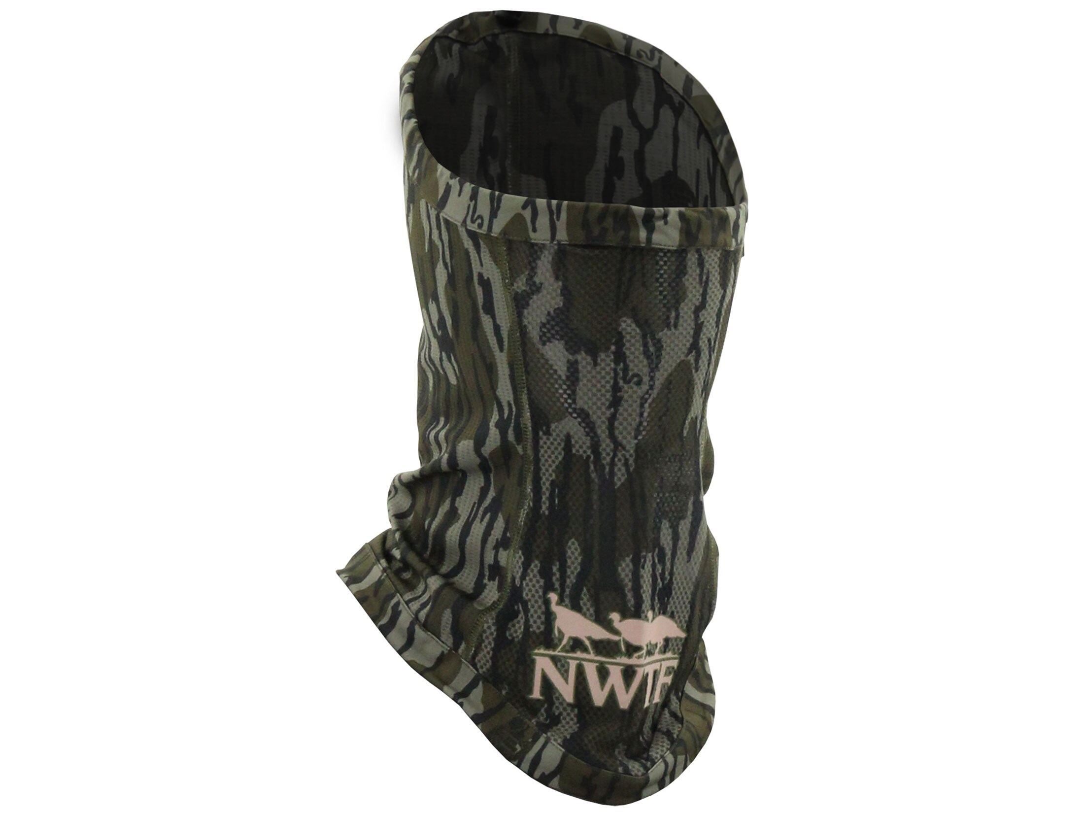 Nomad Nwtf Fitted Neck Gaiter Polyester Mossy Oak Bottomland Camo 3289