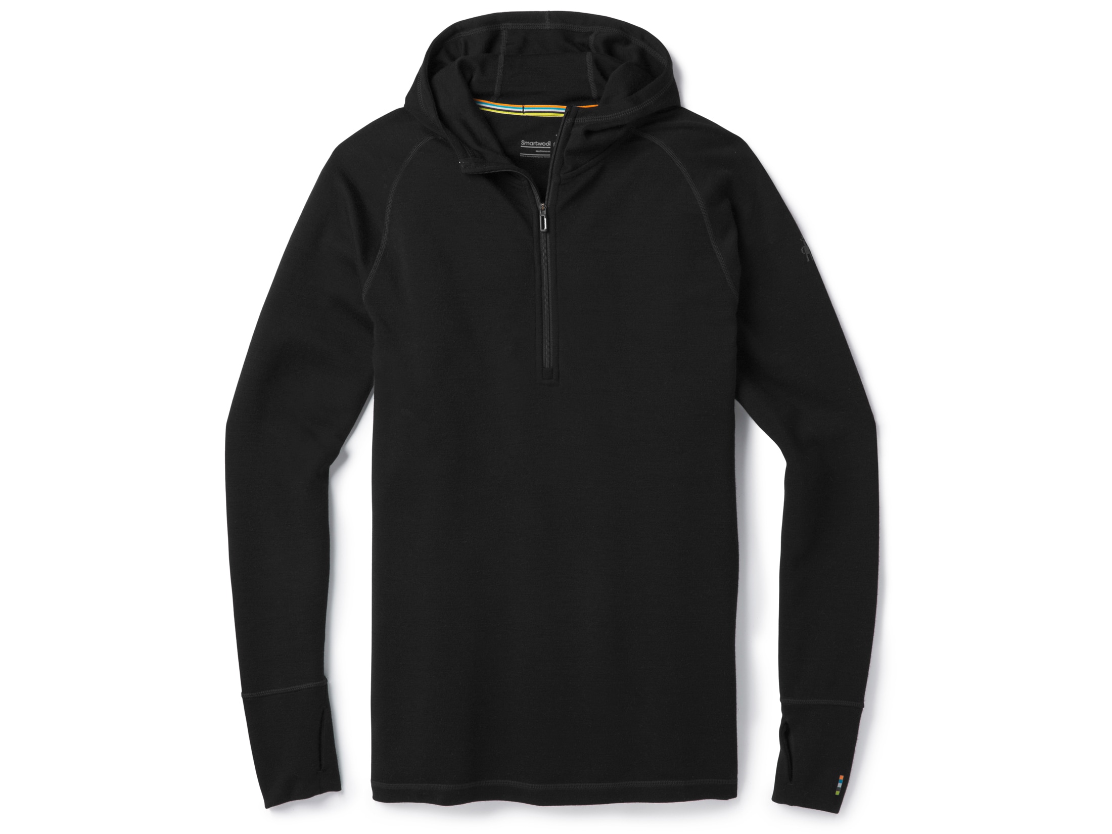 Men's Black 100% Plush MicroFiber Top Coat main image 1